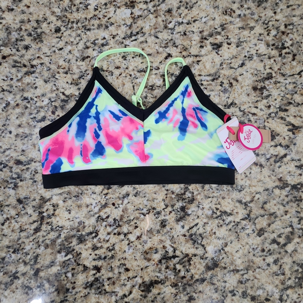 nwt Justice Bikini Top